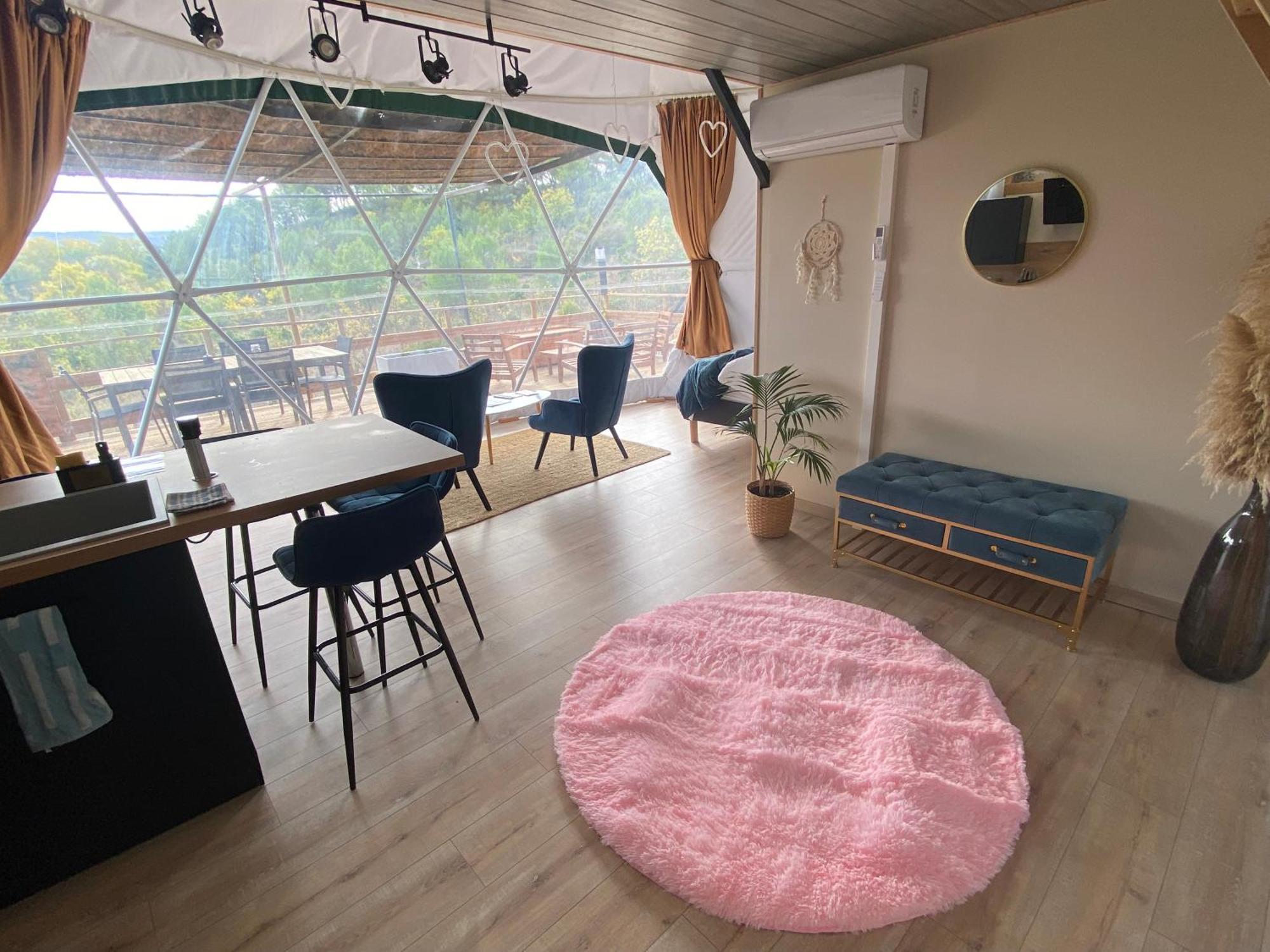 Villa Bulle De L'Escale Coconing Avec Jacuzzi Privatif Durban-Corbieres Exterior foto