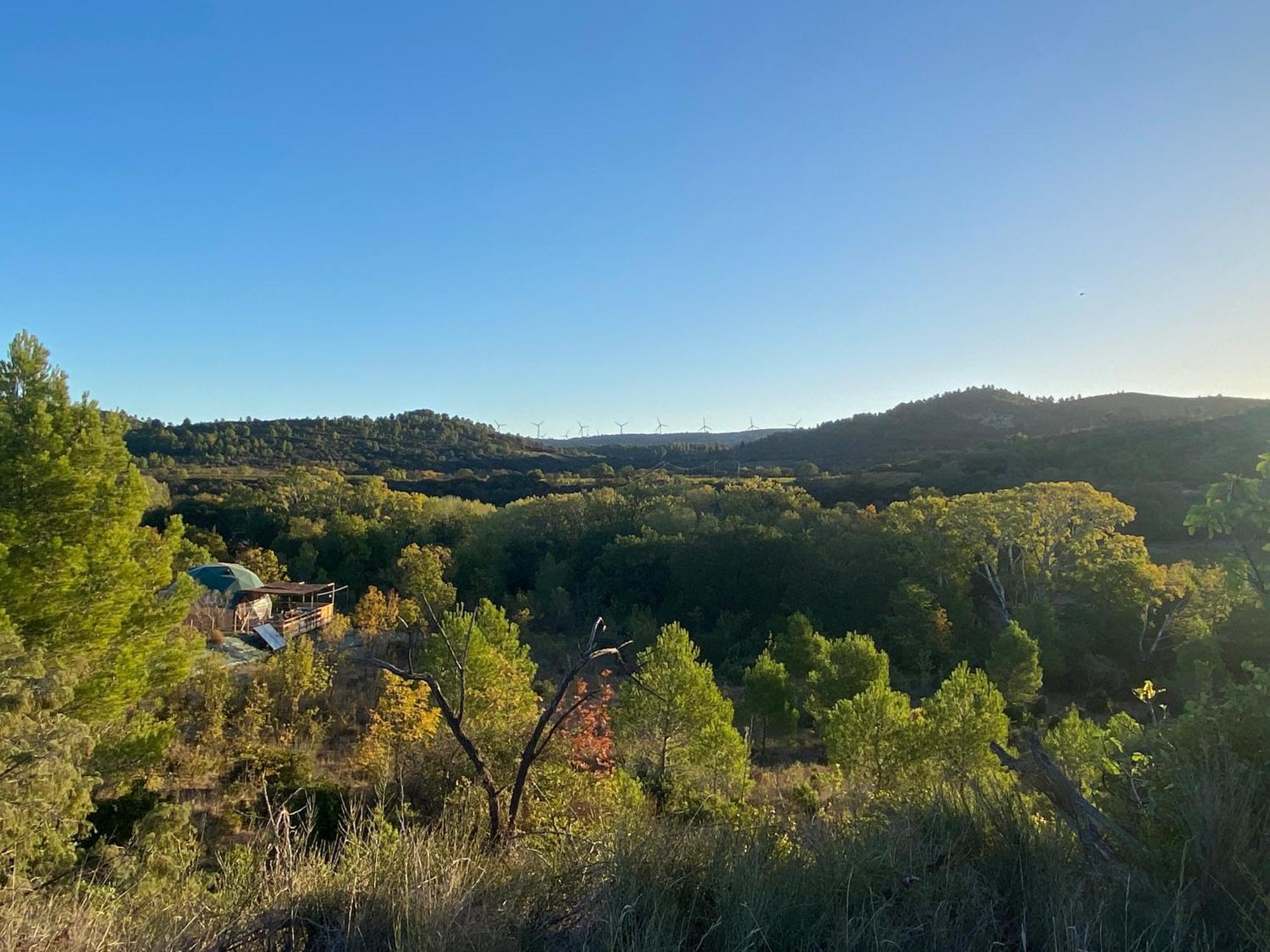 Villa Bulle De L'Escale Coconing Avec Jacuzzi Privatif Durban-Corbieres Exterior foto